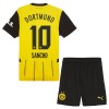 Virallinen Fanipaita + Shortsit Borussia Dortmund Sancho 10 Kotipelipaita 2024-25 - Lasten